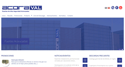 Desktop Screenshot of acoraval.com