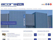 Tablet Screenshot of acoraval.com